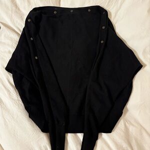 All Saints black Ellie sweater